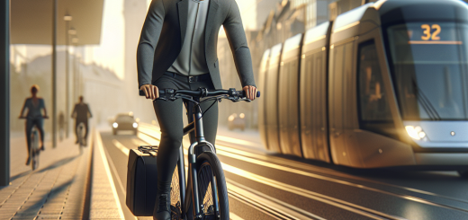 Ultraleichtes City-E-Bike Unfair Advantage für Pendler, stressfreie Fahrt im Morgenverkehr.